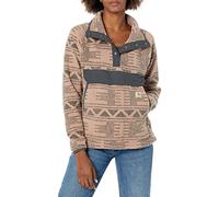 Carhartt womens Relaxed Fit Fleece Pullover Outerwear, Warm Taupe Geo Aztec, XX-Large US
