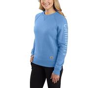 Carhartt, Women's, Relaxed Fit Midweight Crewneck Block Logo Sleeve Graphic Sweatshirt