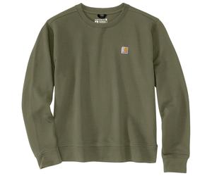 Carhartt - Women's Tencel Fiber Series Crewneck Sweatshirt - Pullover, Gr. XL, oliv (DustyOlive)