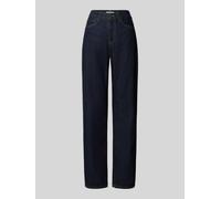 Carhartt Work In Progress Slim Fit Jeans mit Knopfverschluss Modell 'Noxon' in Dunkelblau, Größe 29
