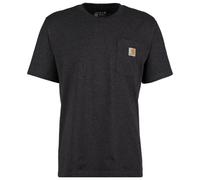 Carhartt - Workw Pocket S/S - T-Shirt, Gr. XS, schwarz (CarbonHeather)