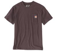 Carhartt Men's K87 Pocket Short Sleeve T-Shirt Dark Sepia XXL
