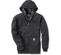 Carhartt Herren Zip Hooded Sweatshirt Sweatshirt, Carbon Heather, XS