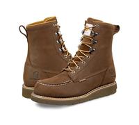 Carhatt Herren-Stiefel, wasserdicht, 20,3 cm, Moc mit weicher Zehenpartie, Schokoladenbraun, gegerbt, 46 EU