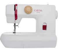 CARINA Kinder Nähmaschine JUNIOR - Fadenabschneider, 6 Stichprogramme, Freiarm, Nählicht, Fußanlasser, Sticker-Set, umfangreiches Zubehör