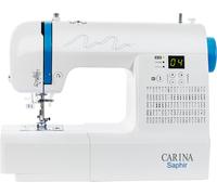 CARINA Saphir Computer Nähmaschine - großer Anschiebetisch, 100 Stichmuster, Einfädelautomatik, Fadenabschneider, Freiarm