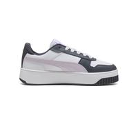 PUMA Damen Carina Street Sneaker, White-Lilac Frost-Galactic Gray, 38.5 EU