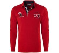 Carisma Langarm-Polo Herren rot, M