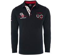 Carisma Langarm-Polo Herren schwarz, S