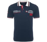 Carisma Kurzarm Poloshirt für Herren 100% Baumwolle • Herren Polo Shirt mit Stickerei • Angenehmes Regular Fit Shirt für Büro und Freizeit 4665 Navy M