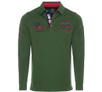 Carisma Langarm-Polo Herren khaki, M