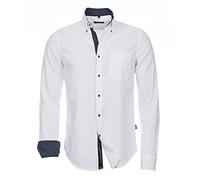 CARISMA Leinen-Hemd 3 Farben Uni CRM8339 Slim FIT Weiß 3XL