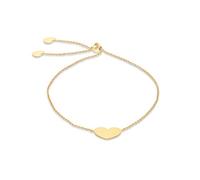 CARISSIMA Damen-Armband Ankerkette Gelbgold 9kt Herz-Slider 10x7,8mm verstellbar 20cm