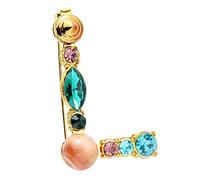 Caritierily Farbiger Türkis Türkisfarbener Buchstabe Brosche und Brosche Brosche Brosche Nizza Nizza -Buchstabe-Brosche Schmuckanhänger Schutzengel