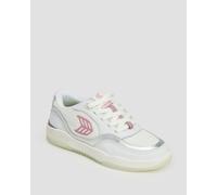 Cariuma Uba White Leather And Suede Blush Pink Logo Damen-sneaker 701901w1z-white Weiß 37