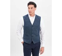 Carl Gross Anzugweste mit Seiden-Anteil Herren Regular Fit Wolle marine, 58