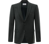 Carl Gross Sakko Herren Slim Fit Reverskragen Woll-Stretch grau, 28