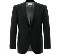 Carl Gross Sakko Herren Slim Fit Reverskragen Wolle schwarz, 58
