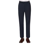 Regular Fit Anzughose mit Bügelfalten Modell 'Silvio' 102 men Blau