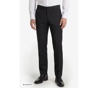 Regular Fit Anzughose mit Bügelfalten Modell 'Silvio' 25 men Black