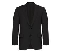 Carl Gross 2-Knopf-Sakko mit Strukturmuster Modell 'Ted' in Black, Größe 50