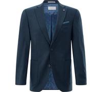 Carl Gross Sakko Herren Slim Fit Reverskragen Schurwolle blau, 110