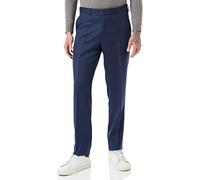 Carl Gross Hose Herren Slim Fit Schurwolle blau, 54