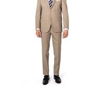 Carl Gross Hose Herren Regular Fit Schurwolle beige, 28
