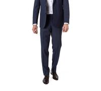 Carl Gross Hose Herren Regular Fit Schurwolle blau, 58