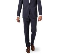 Carl Gross Hose Herren Slim Fit Schurwolle blau, 25