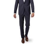 Carl Gross Hose Herren Slim Fit Schurwolle blau, 27