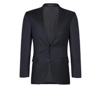 Carl Gross Sakko Herren Regular Fit Reverskragen Schurwolle blau, 62