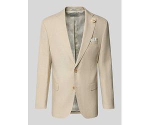 Carl Gross Regular Fit Anzugjacke aus Leinen-Mix Modell 'Tannon' in Beige, Größe 58