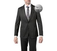 Carl Gross Sakko Herren Extra Slim Fit Reverskragen Jersey grau, 24