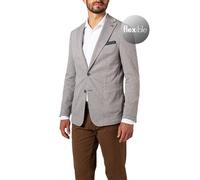 Carl Gross Sakko Herren Extra Slim Fit Reverskragen Jersey grau, 98