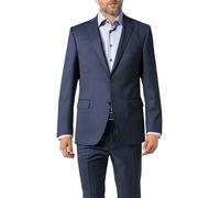 Carl Gross Sakko Herren Regular Fit Reverskragen Schurwolle blau, 60