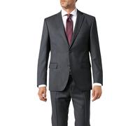 Carl Gross Sakko Herren Regular Fit Reverskragen Schurwolle grau, 50