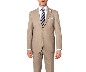 Carl Gross Sakko Herren Regular Fit Schurwolle beige, 52