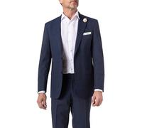 Carl Gross Sakko Herren Regular Fit Schurwolle blau, 27