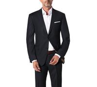 Carl Gross Sakko Herren Regular Fit Schurwolle blau, 44