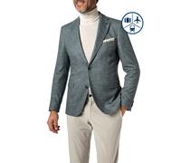 Carl Gross Sakko Herren Slim Fit Baumwoll-Stretch grün, 46
