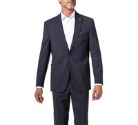 Carl Gross Sakko Herren Slim Fit Reverskragen Schurwolle blau, 110