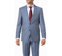 Carl Gross Sakko Herren Slim Fit Reverskragen Schurwolle blau, 62