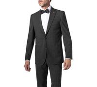 Carl Gross Sakko Herren Slim Fit Reverskragen Schurwolle grau, 27