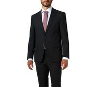 Carl Gross Sakko Herren Slim Fit Reverskragen Wolle schwarz, 29