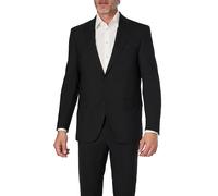 Carl Gross Sakko Herren Slim Fit Schurwolle schwarz, 58