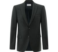 Carl Gross Sakko Herren Slim Fit Reverskragen Woll-Stretch grau, 26