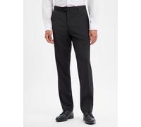 Carl Gross Schurwoll-Baukasten-Hose Herren Regular Fit Schurwolle schwarz, 58