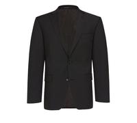 Carl Gross Schurwoll-Baukasten-Sakko Herren Regular Fit Schurwolle schwarz, 31