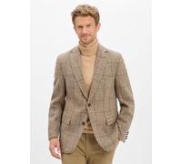 Carl Gross Schurwoll-Sakko Herren Modern Fit Schurwolle beige, 56